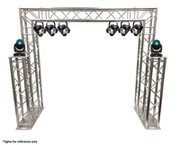 Truss Lub Teeb Aluminium Truss Av Txhawb